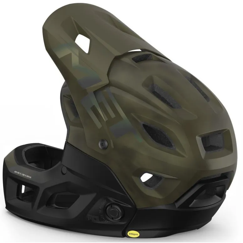 Kask Rowerowy FullFace MET Parachute MCR Mips ASTM Regulacja BOA Fidlock