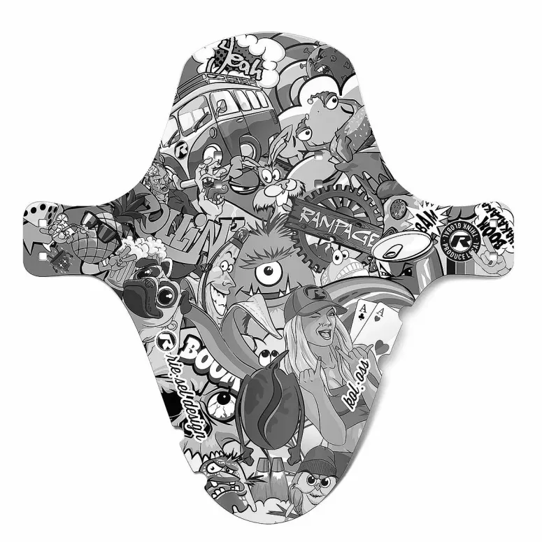 Błotnik Przedniego Koła Riesel Design Kol:oss Stickerbomb XL 26"