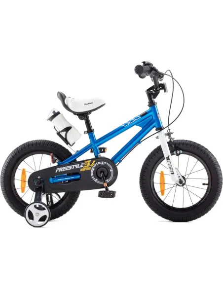 Rowerek Dziecięcy 14 Stalowy Kontra Boczne Kółka Błotniki Dzwonek Odblaski