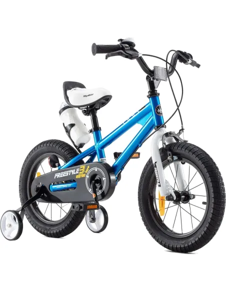 Rowerek Dziecięcy 14 Stalowy Kontra Boczne Kółka Błotniki Dzwonek Odblaski