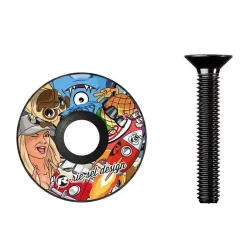 Zaślepka na Mostek ze Śrubą Montażową Riesel Design Karbonowa Nakładka