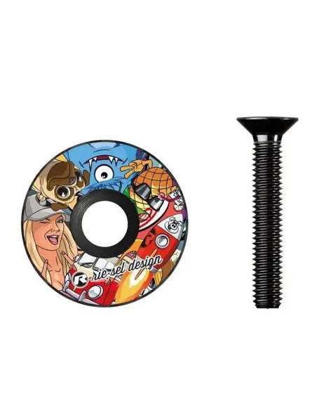 Zaślepka na Mostek ze Śrubą Montażową Riesel Design Karbonowa Nakładka