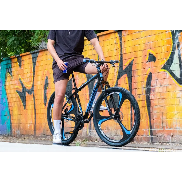 Rower Górski Uniwersalny 29 Hardtail MTB 21 Biegów Hamulce Tarczowe Dzwonek