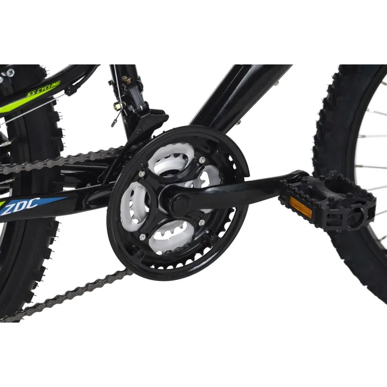 Rower Górski Dziecięcy 24 MTB Błotniki Dzwonek 18 Biegów Młodzieżowy Góral