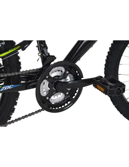 Rower Górski Dziecięcy 24 MTB Błotniki Dzwonek 18 Biegów Młodzieżowy Góral