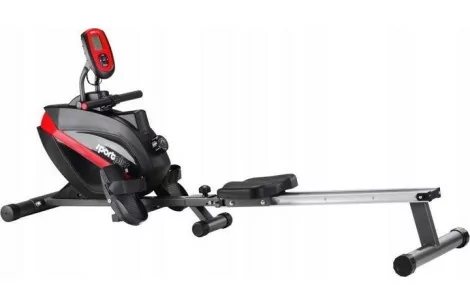 Wioślarz Magnetyczny Kompaktowy SportPlus SP-MR-008-B Domowy do 150 kg LCD