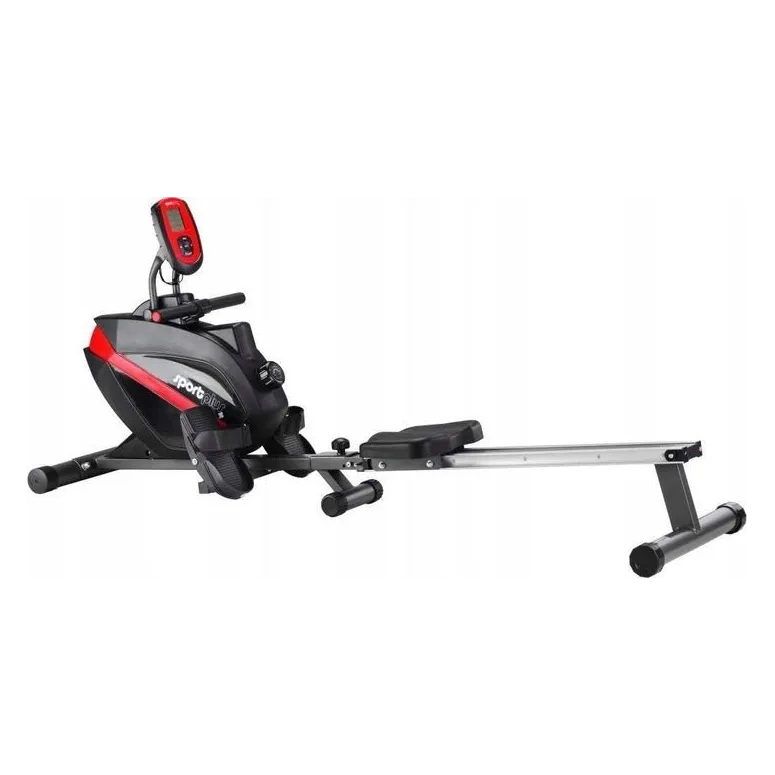 Wioślarz Magnetyczny Kompaktowy SportPlus SP-MR-008-B Domowy do 150 kg LCD