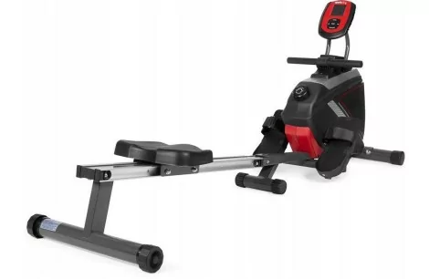 Wioślarz Magnetyczny Kompaktowy SportPlus SP-MR-008-B Domowy do 150 kg LCD