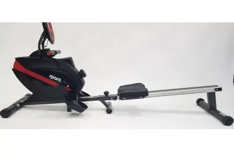 Wioślarz Magnetyczny Kompaktowy SportPlus SP-MR-008-B Domowy do 150 kg LCD