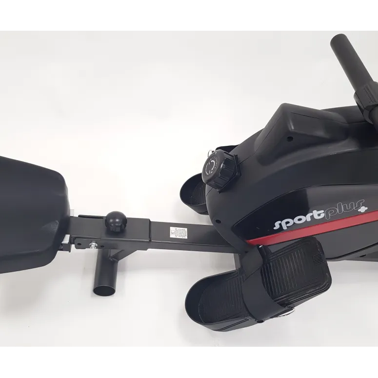 Wioślarz Magnetyczny Kompaktowy SportPlus SP-MR-008-B Domowy do 150 kg LCD