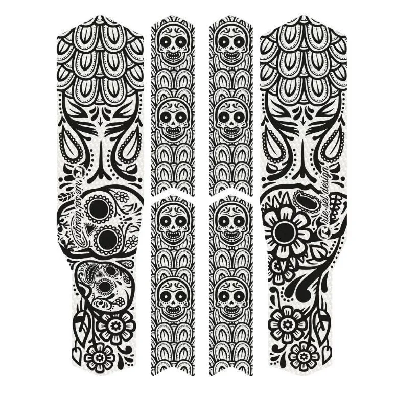 Folia Ochronna na Rower Riesel Design Tape 3000 Los Muertos Zestaw Naklejek
