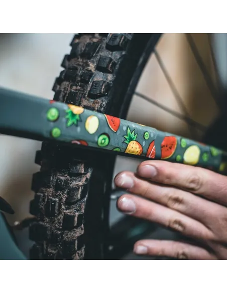 Folia Ochronna na Rower Riesel Design Tape 3000 Fruit Zestaw 17 Naklejek