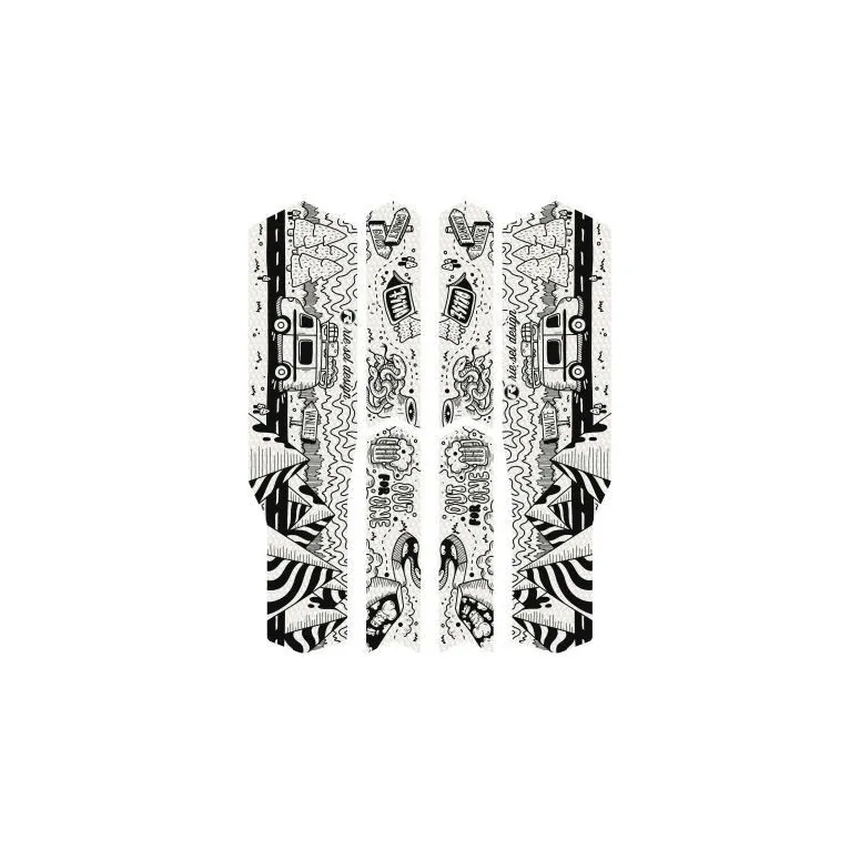 Folia Ochronna na Rower Riesel Design Tape 3000 Van Life Zestaw 6 Naklejek