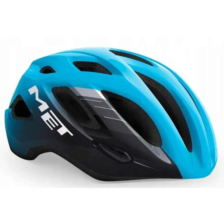 Kask Rowerowy Szosowy MET Idolo In-Moulding Safe-T E-Mid Lampka Odblaski