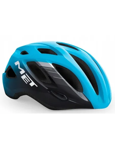 Kask Rowerowy Szosowy MET Idolo In-Moulding Safe-T E-Mid Lampka Odblaski