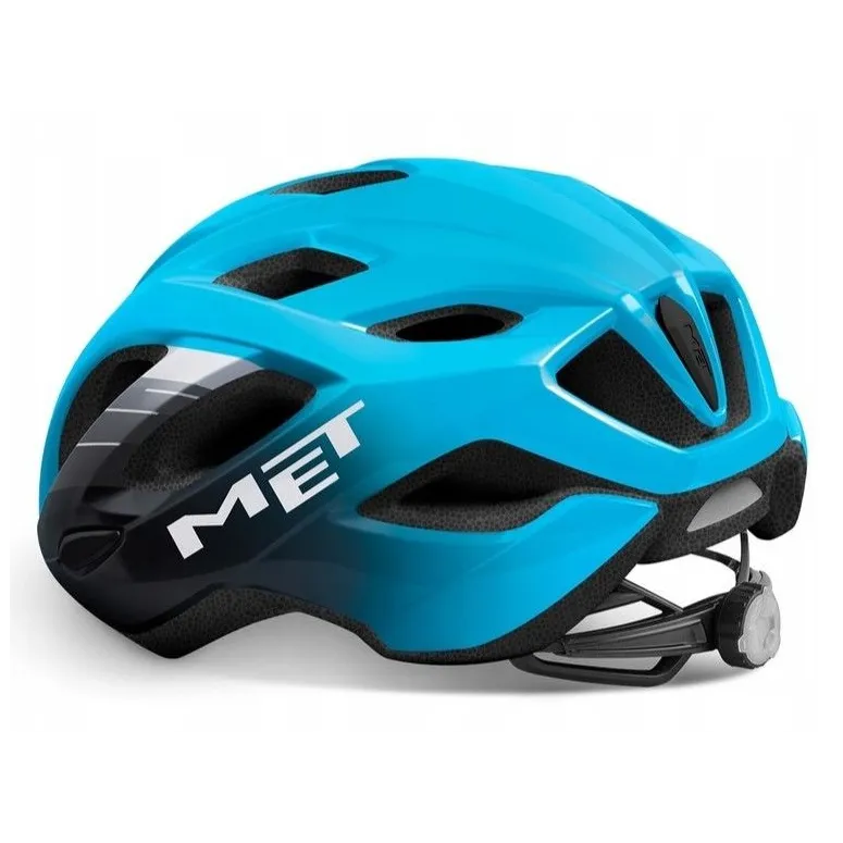 Kask Rowerowy Szosowy MET Idolo In-Moulding Safe-T E-Mid Lampka Odblaski