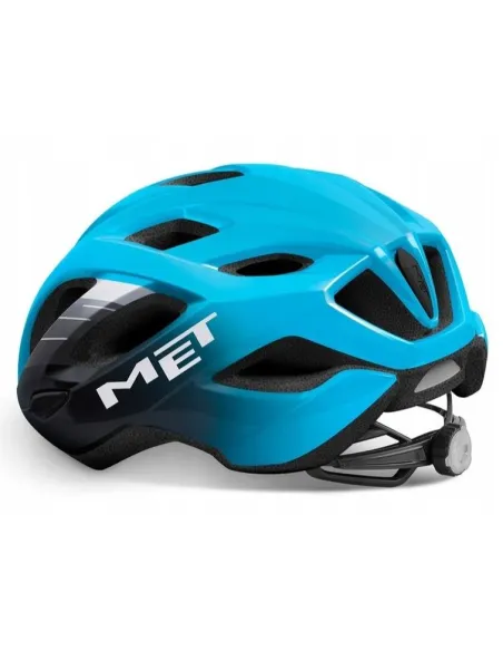 Kask Rowerowy Szosowy MET Idolo In-Moulding Safe-T E-Mid Lampka Odblaski