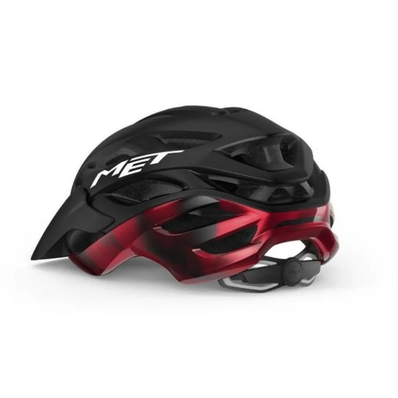 Kask Rowerowy z Daszkiem MET Veleno Wizjer Wentylacja Safe-T Upsilon Fit