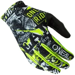 Rękawiczki O'neal Matrix Attack Długie Motocross Enduro Lekkie M 8,5 Rzep