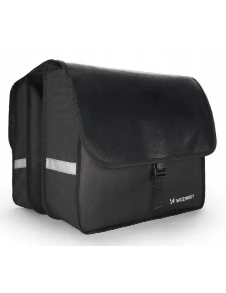 Sakwa Torba Rowerowa Tylna na Bagażnik WOZINSKY WBB34BK 28L Wodoodporna