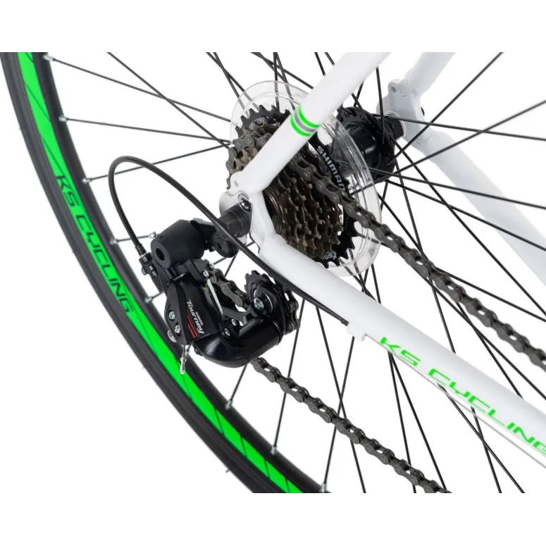 Rower Szosowy Uniwersalny 28 Aluminium 14 Biegów Dzwonek Kolarzówka Unisex