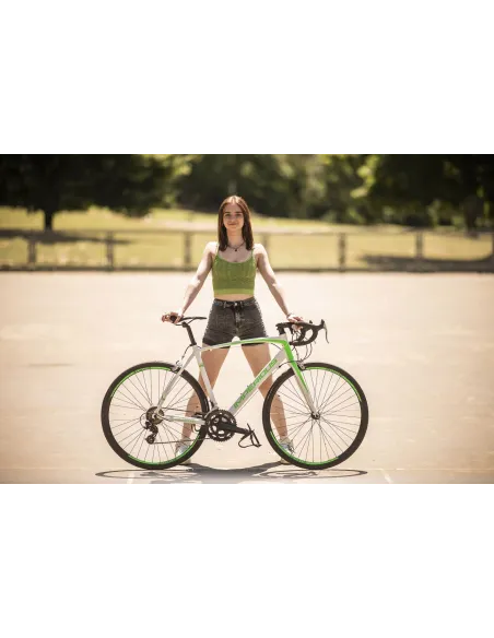 Rower Szosowy Uniwersalny 28 Aluminium 14 Biegów Dzwonek Kolarzówka Unisex