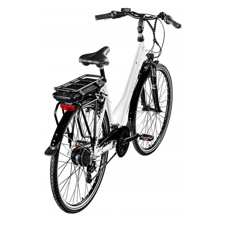 Elektryczny Rower Trekkingowy 28 ALU 13Ah 5 Trybów 250W Bagażnik Światła