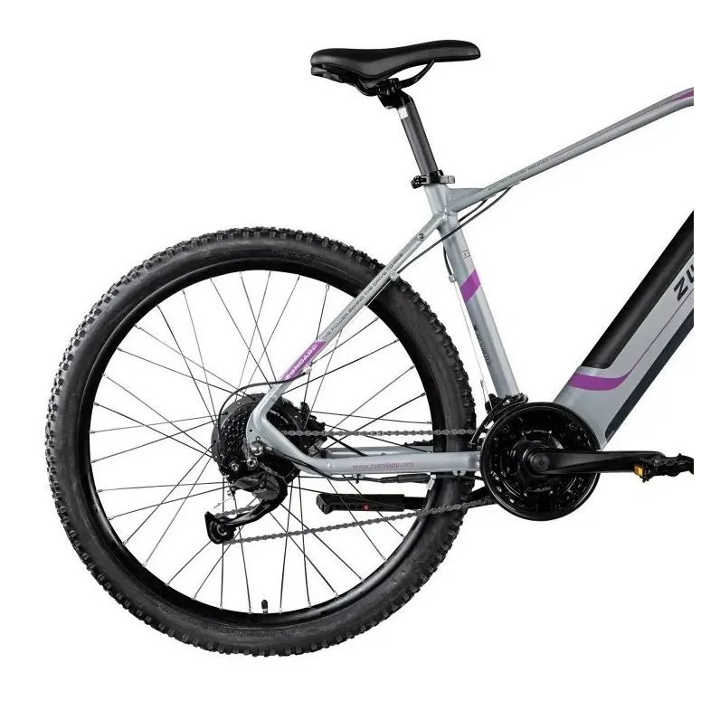 Elektryczny Rower Górski Damski 27,5 MTB Aluminium 14Ah 24 biegi Tarcze