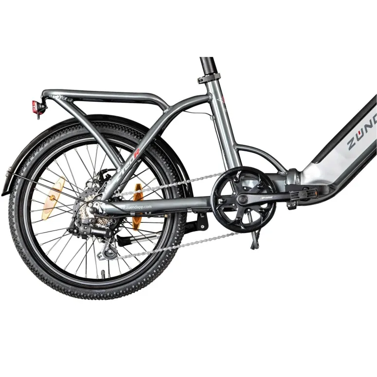 Elektryczny Rower Miejski 20 ALU Składany Tarcze Amortyzator 13Ah 5 Trybów