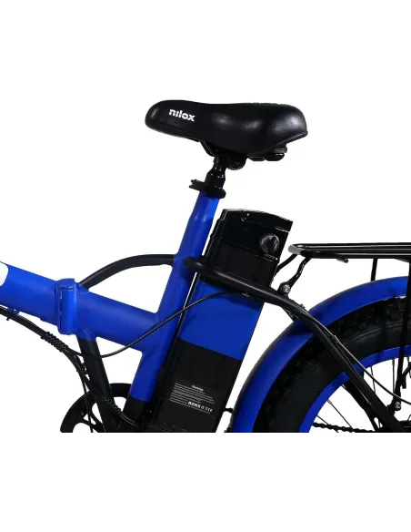 Rower Elektryczny Składany Fatbike 20 Bagaż Tarcze Światła 10.4Ah Składak