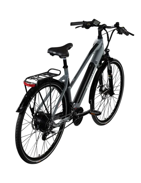 Elektryczny Rower Trekkingowy 28 Tarcze Amortyzator 21 biegi Bagażnik 250W