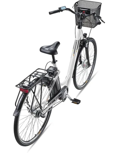 Elektryczny Rower Miejski 28 Damski Nexus 3 ALU Bagażnik 10.4Ah 5 Trybów