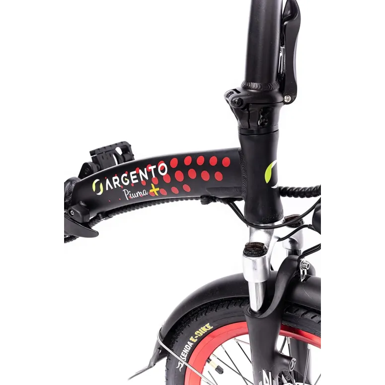 Elektryczny Rower Miejski 20 Tarcze Składak 7 bieg 250W Bagażnik 10.4Ah