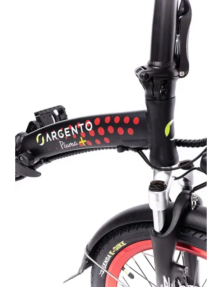 Elektryczny Rower Miejski 20 Tarcze Składak 7 bieg 250W Bagażnik 10.4Ah