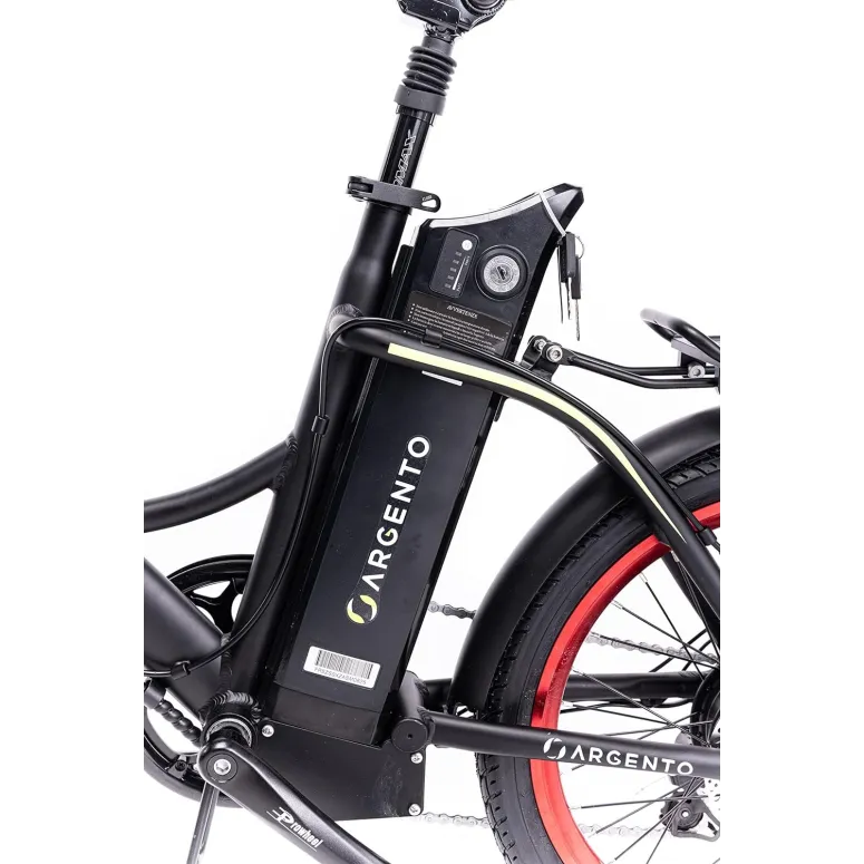 Elektryczny Rower Miejski 20 Tarcze Składak 7 bieg 250W Bagażnik 10.4Ah