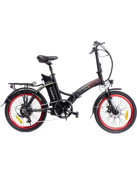 Elektryczny Rower Miejski 20 Tarcze Składak 7 bieg 250W Bagażnik 10.4Ah