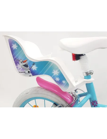 Rowerek Dziecięcy Dziewczęcy 14 Stalowy Bagaż Dzwonek Kółka Boczne Odblaski