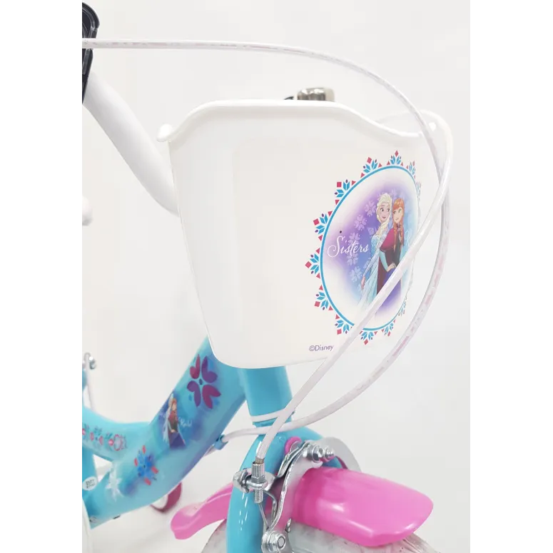 Rowerek Dziecięcy Dziewczęcy 14 Stalowy Bagaż Dzwonek Kółka Boczne Odblaski