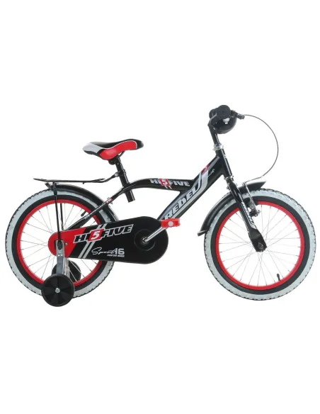 Dziecięcy Rowerek Chłopięcy 14 Trójkołowy Bagażnik Błotniki V-brake Lekki