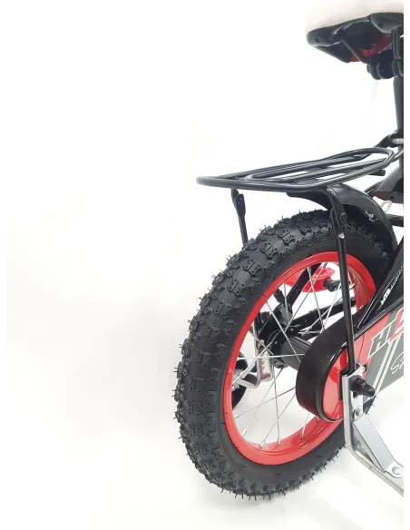 Dziecięcy Rowerek Chłopięcy 14 Trójkołowy Bagażnik Błotniki V-brake Lekki