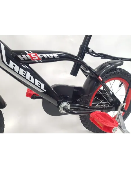 Dziecięcy Rowerek Chłopięcy 14 Trójkołowy Bagażnik Błotniki V-brake Lekki