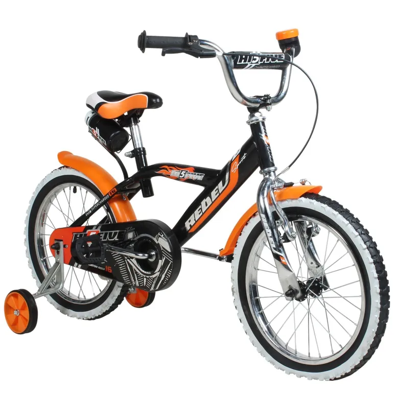 Rowerek Dziecięcy Chłopięcy 16 Bidon Błotniki Kółka Boczne Stal