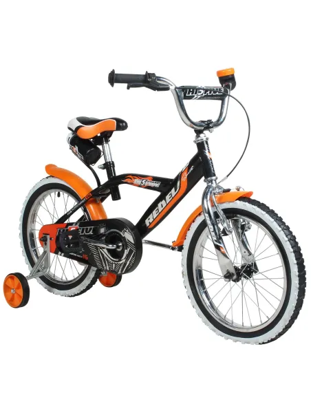 Rowerek Dziecięcy Chłopięcy 16 Bidon Błotniki Kółka Boczne Stal