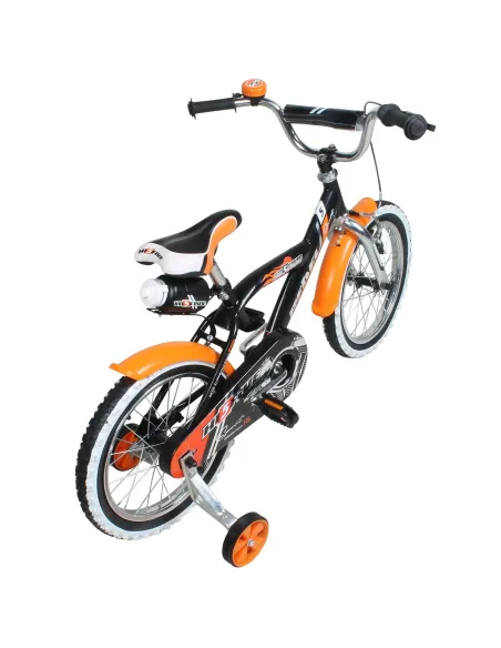 Rowerek Dziecięcy Chłopięcy 16 Bidon Błotniki Kółka Boczne Stal