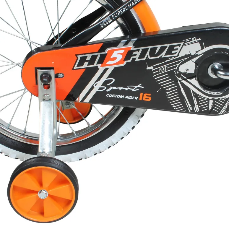 Rowerek Dziecięcy Chłopięcy 16 Bidon Błotniki Kółka Boczne Stal