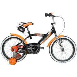 Rowerek Dziecięcy Chłopięcy 16 Bidon Błotniki Kółka Boczne Stal
