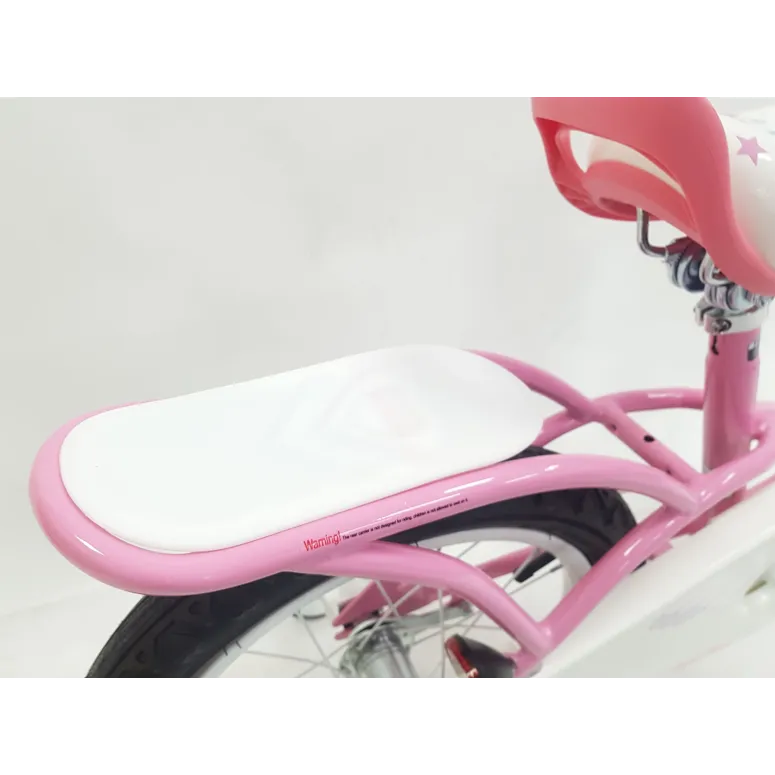 Rowerek Dziecięcy 16 Dziewczęcy Odblaski Stal Boczne Kółka Dzwonek