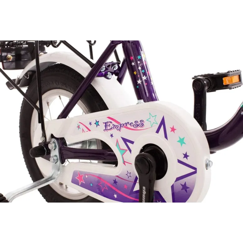 Rowerek Dziecięcy Dziewczęcy 14 Bagażnik Błotniki Dzwonek Kółka Boczne