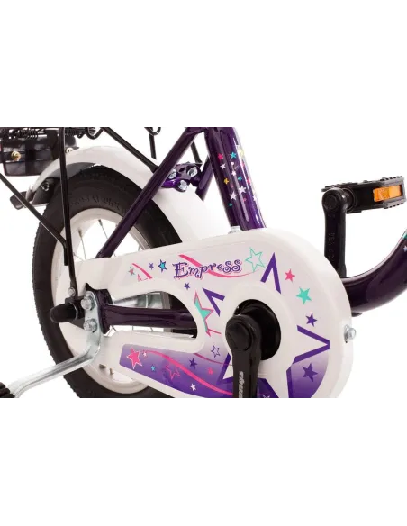 Rowerek Dziecięcy Dziewczęcy 14 Bagażnik Błotniki Dzwonek Kółka Boczne