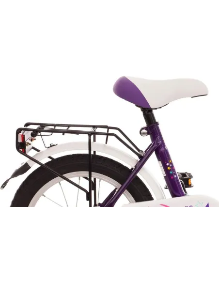 Rowerek Dziecięcy Dziewczęcy 14 Bagażnik Błotniki Dzwonek Kółka Boczne
